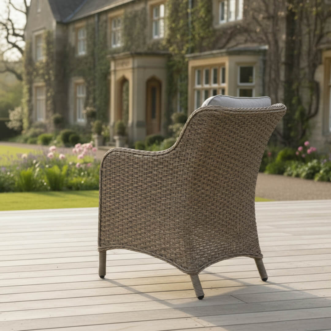 Larca 8 Chair Wingback Dining Set