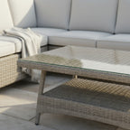 Savana L Corner Sofa Set with Coffee Table