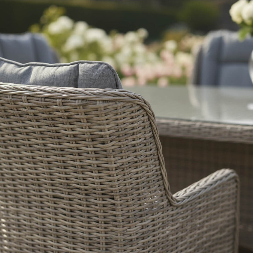 Trueas 8 Chair Wingback Dining Set