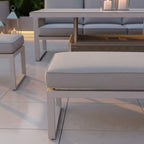 Oakfield L Corner Sofa Set with Bench, Stool & Height Adjustable Table