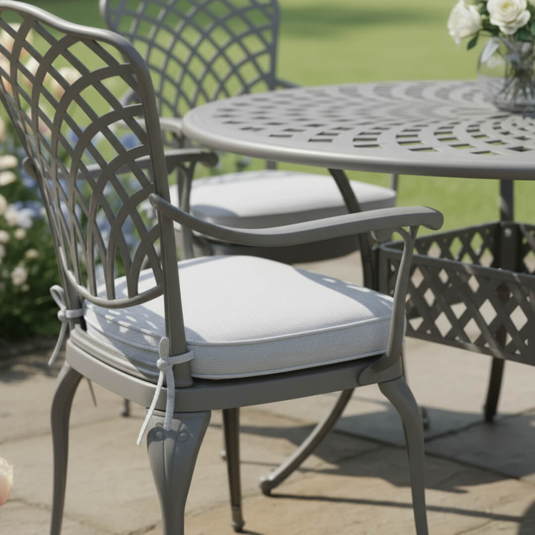 Ashton Light Grey 4 Chair Dining Set