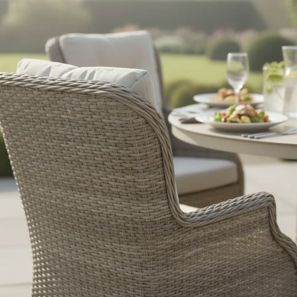 Varoon 4 Chair Wingback Dining Set
