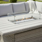 Savana L Corner Sofa Set with Firepit Table
