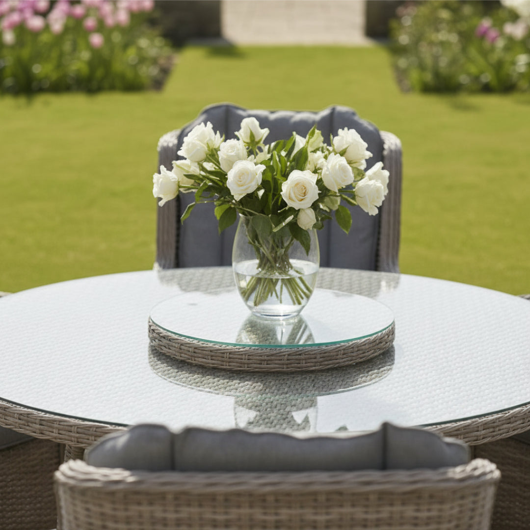 Trueas 6 Chair Wingback Dining Set