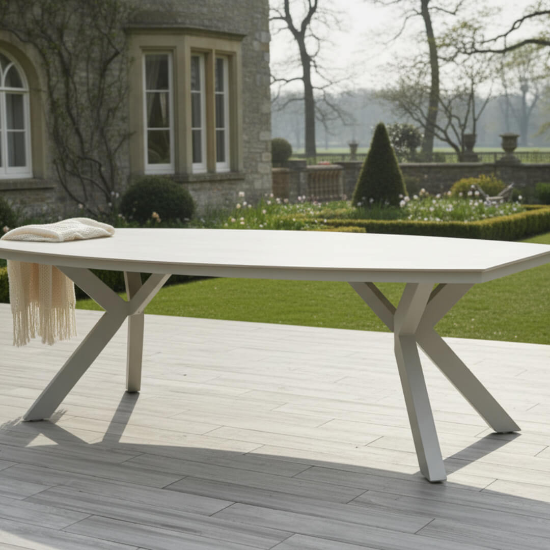 Larca 8 Chair Wingback Dining Set