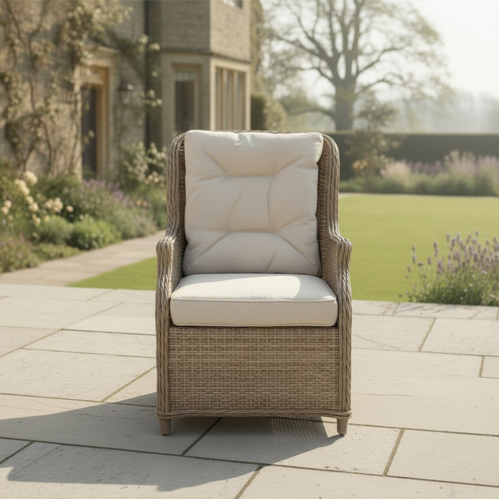 Varoon 8 Chair Wingback Dining Set