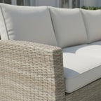 Balancia 3-Seater Sofa Set with 2 Armchairs & Height Adjustable Table