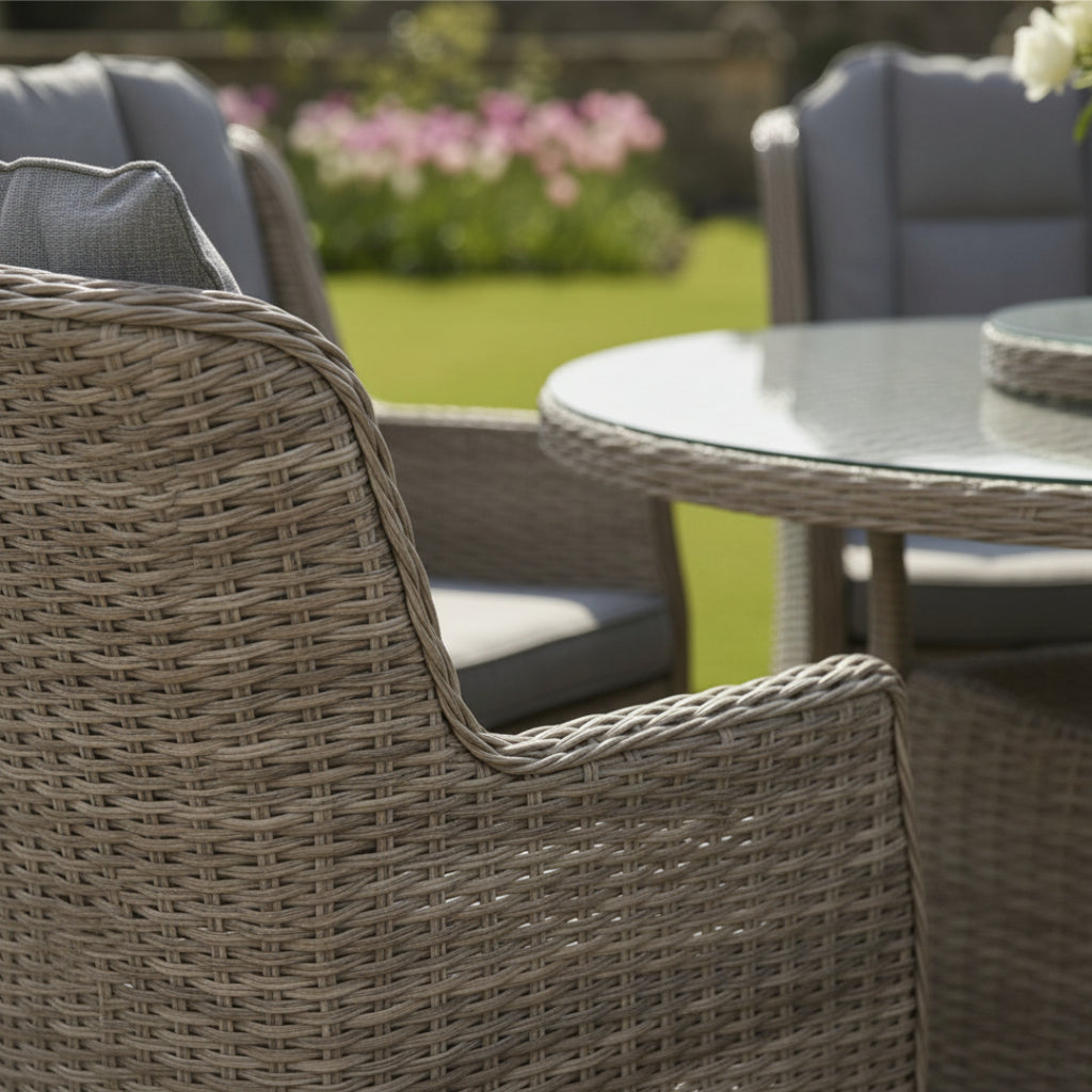 Trueas 6 Chair Wingback Dining Set