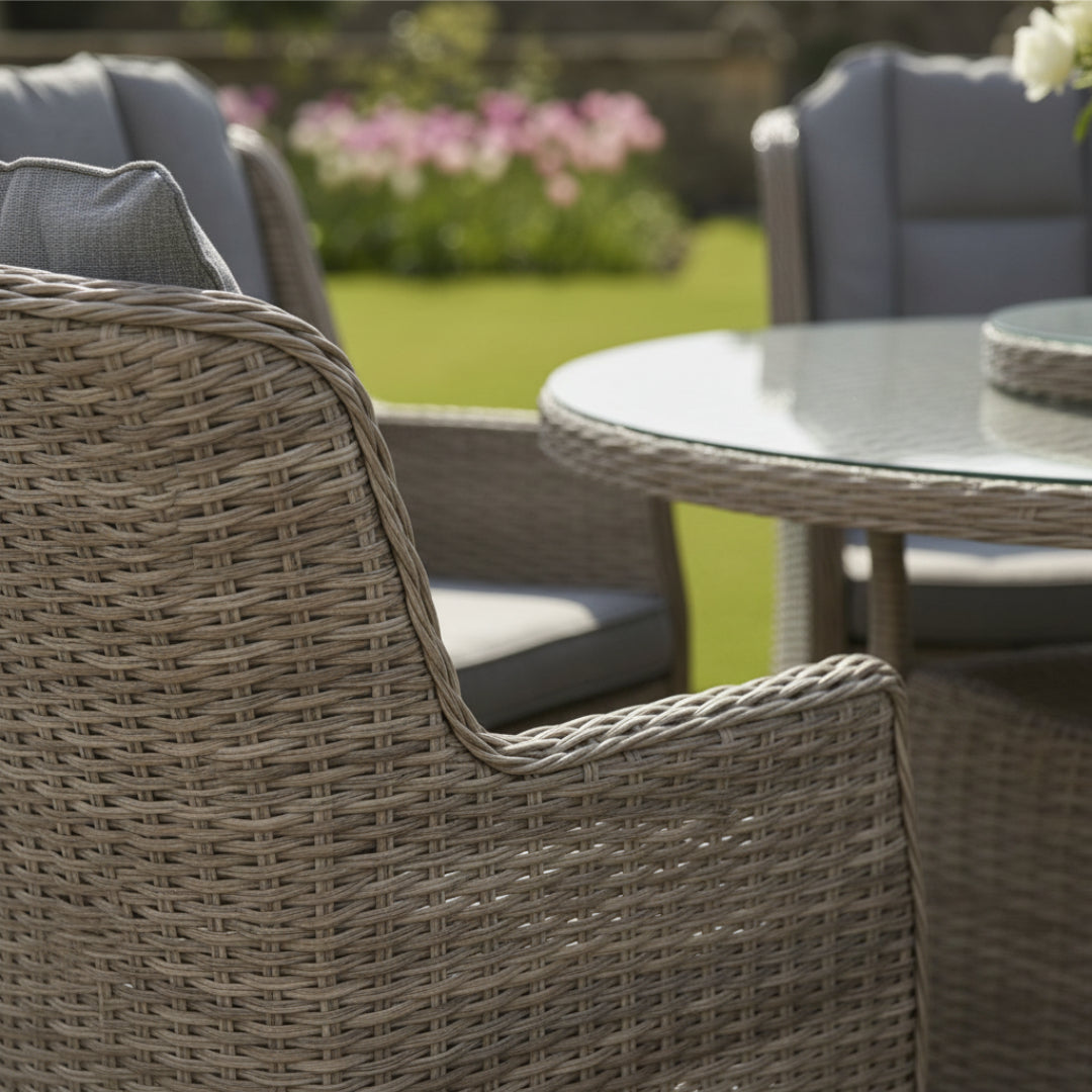 Trueas 6 Chair Wingback Dining Set