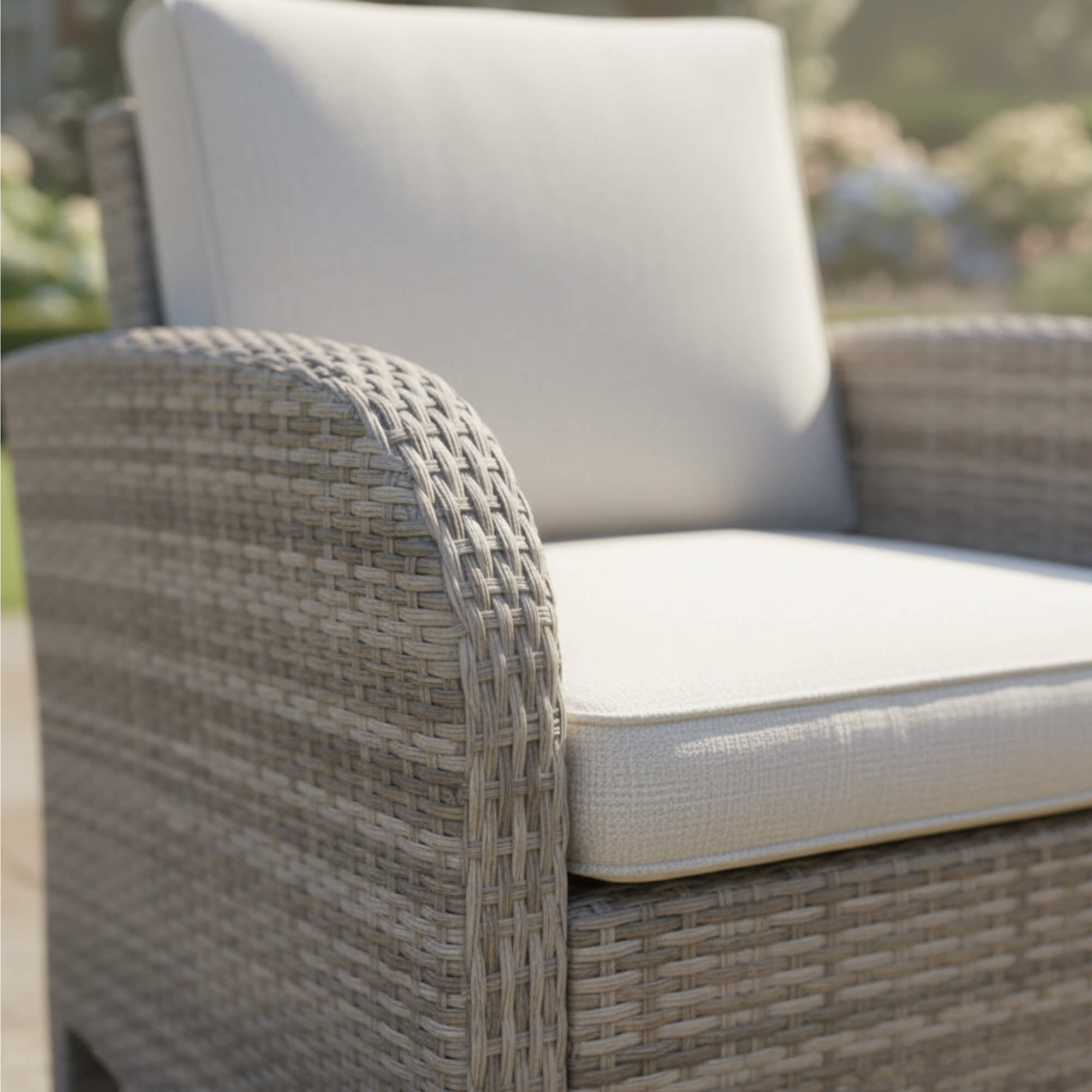 Savana 2-Seater Sofa Set with 2 Armchairs & Height Adjustable Table