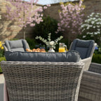 Trueas 4 Chair Wingback Dining Set