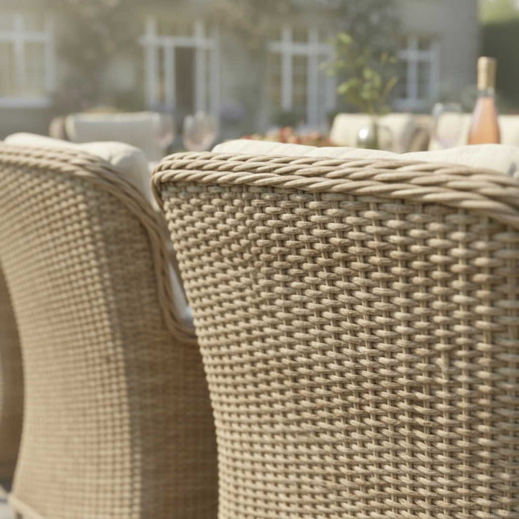 Varoon 8 Chair Wingback Dining Set
