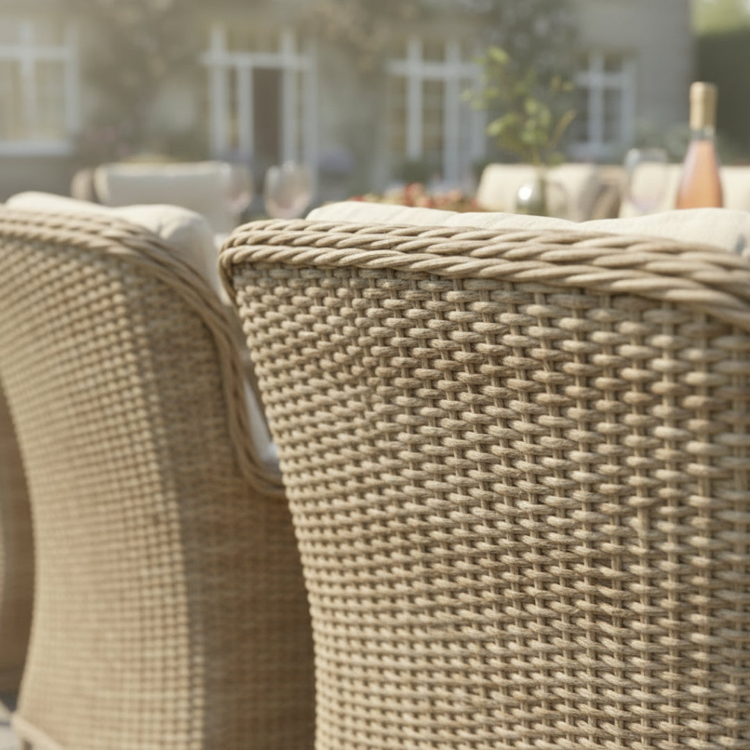 Varoon 8 Chair Wingback Dining Set