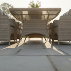 Trueas 8 Chair Wingback Dining Set