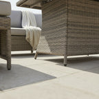 Savana L Corner Sofa Set with Firepit Table