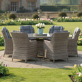 Trueas 6 Chair Wingback Dining Set