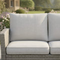 Balancia 2-Seater Sofa Set with 2 Armchairs & Firepit Table