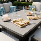 Longton 3-Seater Sofa Set with 2 Armchairs, 2 Stools & Height Adjustable Table