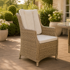 Alivar Driftwood 6 Chair Wingback Dining Set
