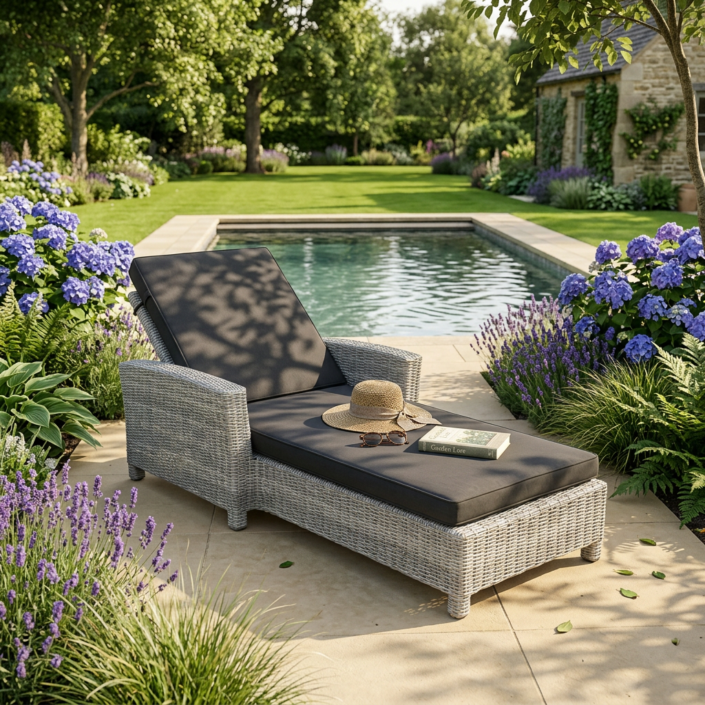 Turnfield Sunlounger with Arms
