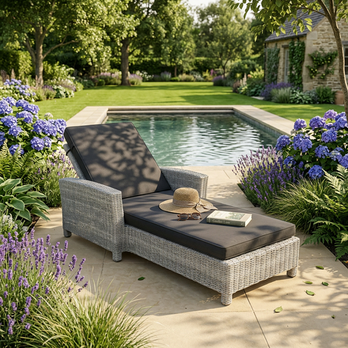 Turnfield Sunlounger with Arms